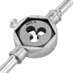 Jogo Cossinete e Machos Manuais M3-M12 40 Peças Sparta 9XC Aço Suporte Universal