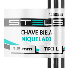 Chave Biela Tipo L 12mm 13mm Aço 45 Niquelada 40-50 HRC STELS