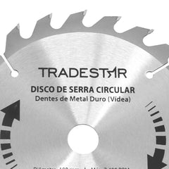 Serra Circular Videa 180 x 20 mm 24D Tradestar