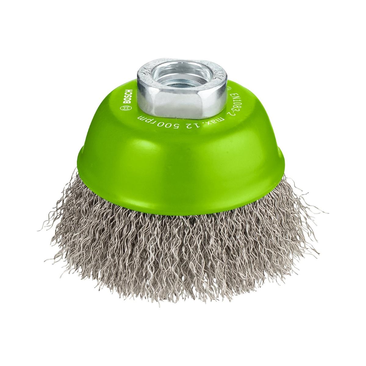 Escova De Aço Bosch Pro Stainless Steel Clean Ondulado 75mm