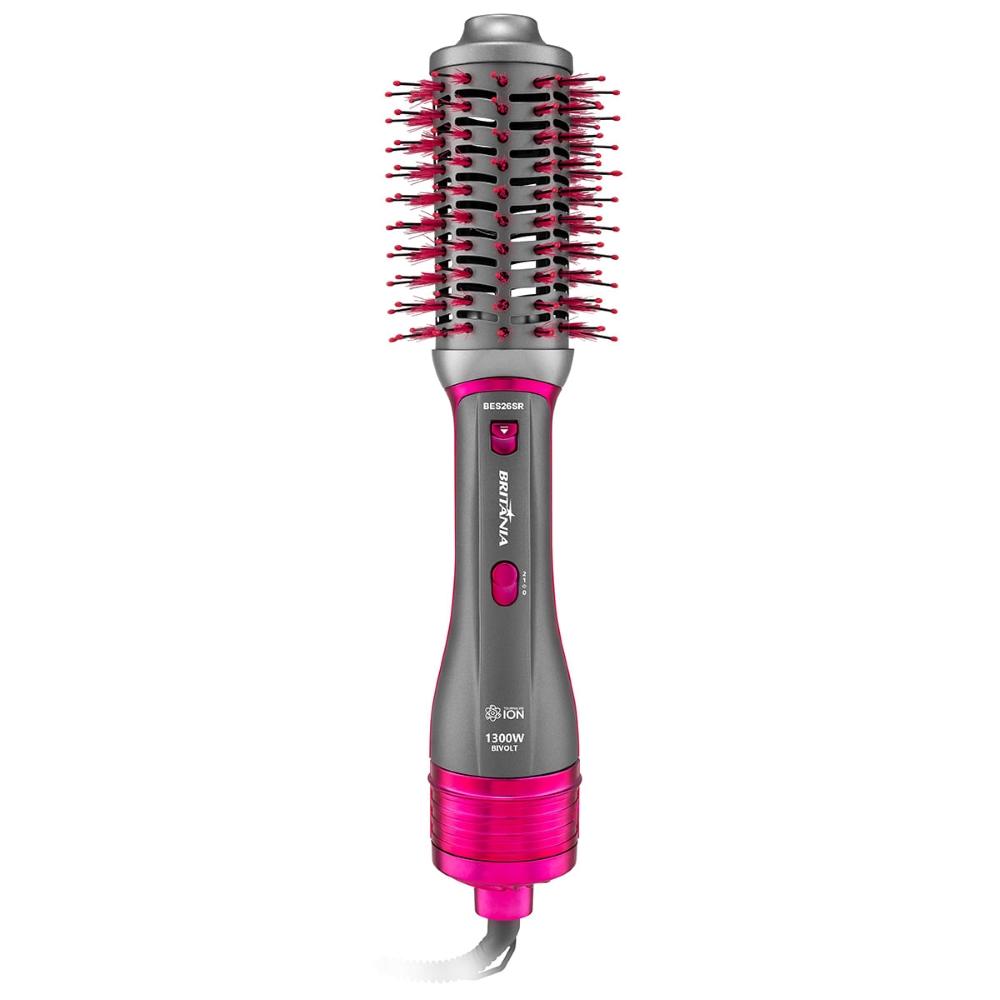 Escova Secadora de Cabelos BES26SR 1300W Britânia 2 em 1 Cabeça Removível Bivolt
