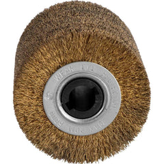 Roda Escova Remoção 100x100mm Furo 19mm 6000Rpm Aço Carbono Latonado Vonder Pev1380