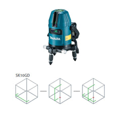Nivelador Laser Linhas Cruzadas 1 Vertical 1 Horizontal 10 M Sem Bateria Sem Carregador SK10GDZ Makita