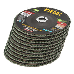 Disco Flap Desbaste Carboneto de Silício Grão 80 180x22,2mm Denzel 7407555 Ideal Para Metal Madeira