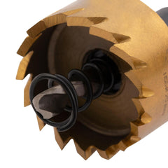 Serra Copo Para Metal Revestimento Nitreto Titânio 29mm Aço HSS Monolítica Alta Precisão