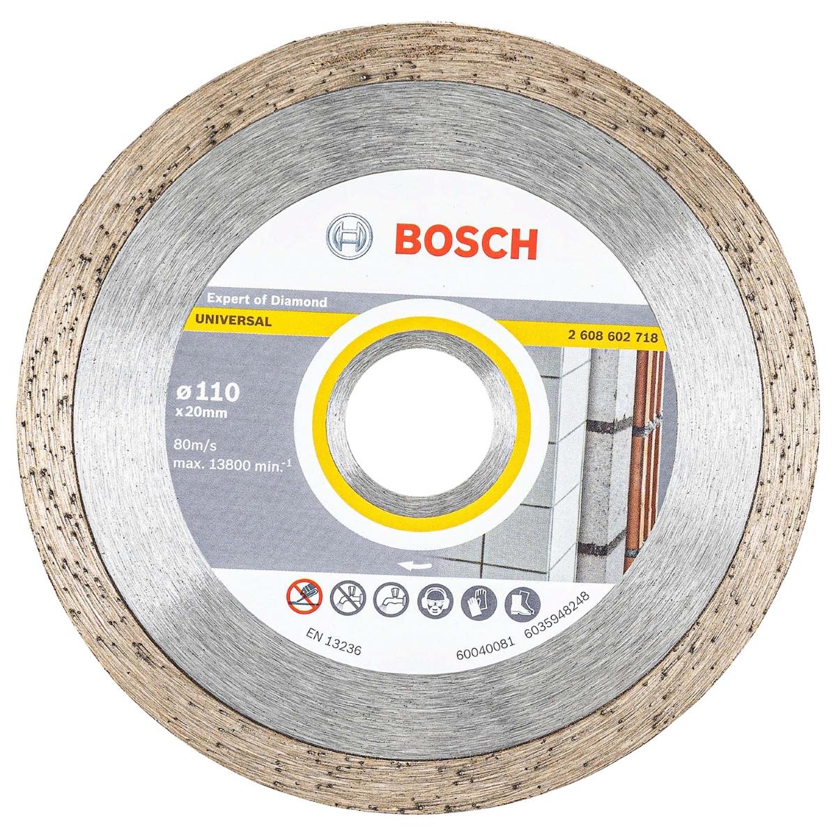 Disco Diamantado Liso Bosch Expert For Universal 110X20X8mm