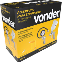 Kit Acessórios Para Compressor Com 4 Peças ACV4 Vonder