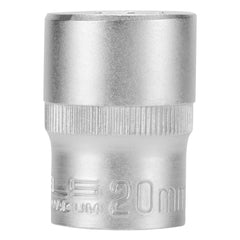 Soquete Estriado Stels 1/2'' 20mm Aço Cromo Vanádio Alta Resistência