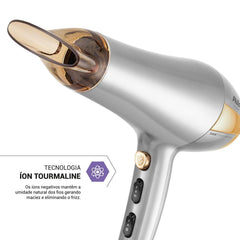 Secador de Cabelos Philco PSC2600 Íons Tourmaline 2100 Watts 220V