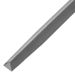 Lima Triangular MTX 200mm 8'' Bastarda 1603555 Aço Carbono Cabo Madeira Verniz Profissional
