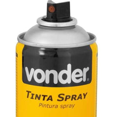 Tinta Spray Acrílica Cromado Metálico 350ML/250G Vonder