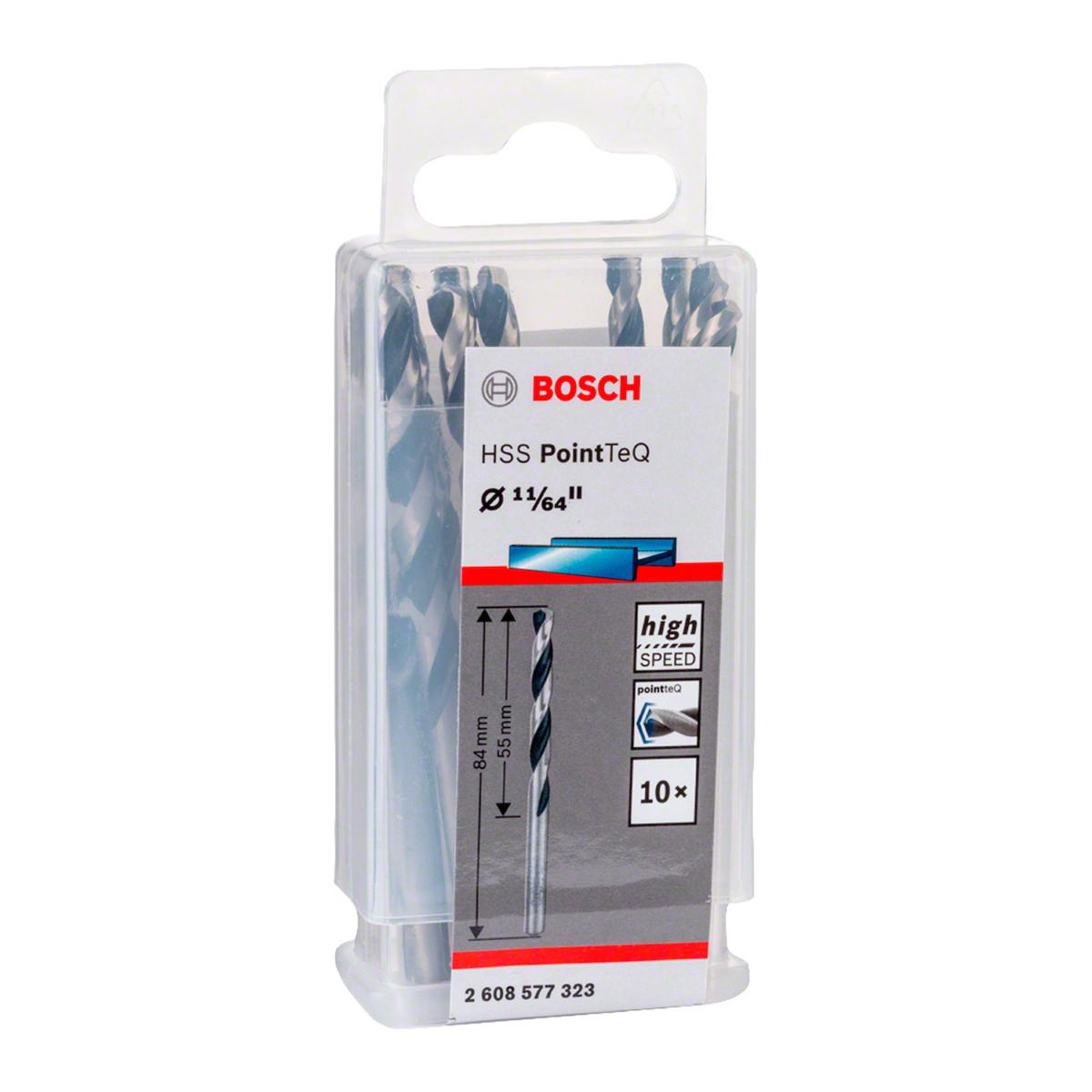 Broca Metal Bosch Aço Rápido Hss-Pointteq 11/64'' 10 Peças