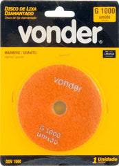 Disco Lixa Diamantado Umido 4" G1000 Vonder
