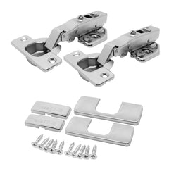 Dobradiça Clip On Soft Close 3D Reta Tradestar