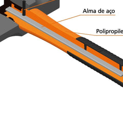 Martelo de Pena 800g Tramontina PRO Cabo Polipropileno com Fibra e Alma de Aço