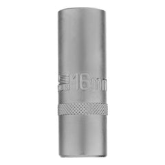 Soquete Vela 1/2'' 16mm CrV Hexagonal Stels 1363655 - Encaixe Automotivo