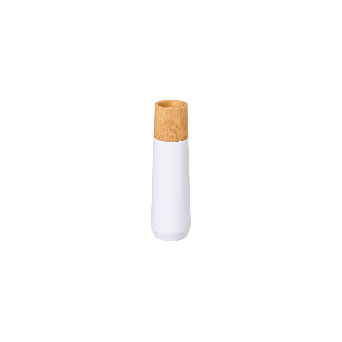 Moedor De Sal E Pimenta Tramontina Realce 19,7 Cm Madeira Seringueira Branco