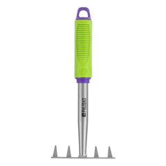 Ancinho Rastelo 5 Dentes Palisad 110x280mm Cabo Emborrachado 275mm 0.203kg Jardim Horta