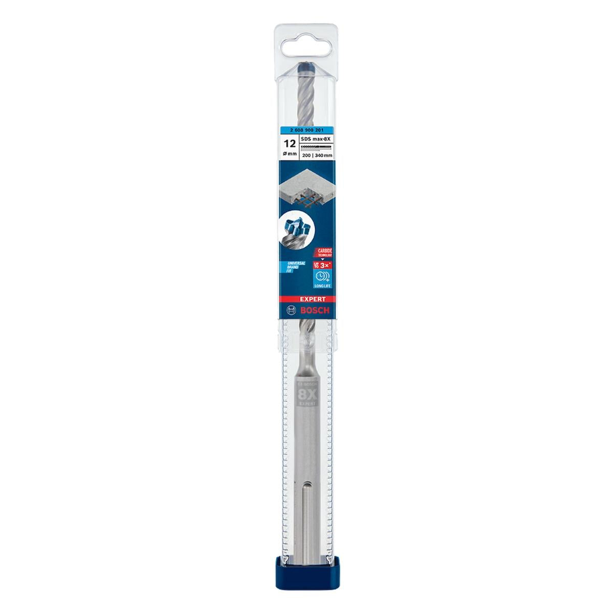 Broca Para Concreto Bosch Expert Sds Max-8X Ø12X200X340mm