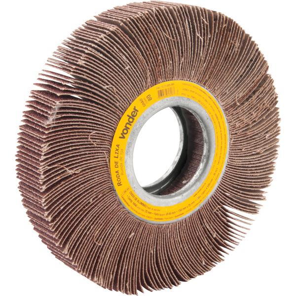 Roda de Lixa 150x25mm sem Haste G80 Vonder