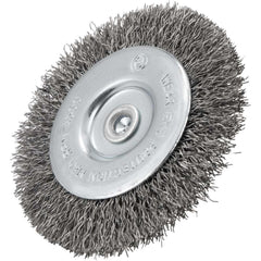 Escova Circular 3X3/8'' 4500Rpm Aço Inox Ondulada Vonder 1/4'' Haste Resistente à Oxidação