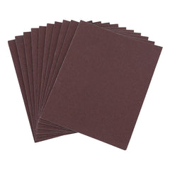 Folha de Lixa Costado de Tecido Grão 80 230x280mm 10 Peças Alta Durabilidade e Versatilidade