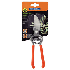 Tesoura de Poda Forjada Tramontina em Aço com Cabo Emborrachado 17mm Bypass para Jardinagem