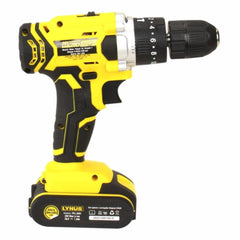 Parafusadeira com Impacto 20V 1350 RPM Com Carregador Bateria Maleta PFL-20CI Lynus