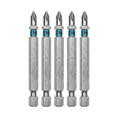 Bits Phillips PH1 Aço Rápido 70mm 5 Peças Para Parafusadeira Alta Qualidade