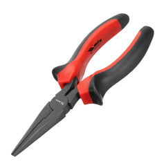 Alicate Bico Meia Cana Reto Black Nickel Niquelado 6'' 160mm Cabo Dupla Injeção MTX 171589