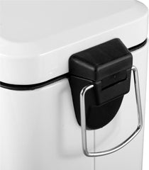 Lixeira Retangular 3 L Inox Branca 6356003002 Vonder