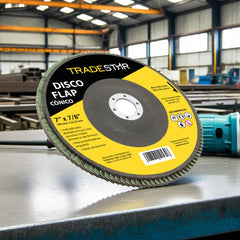 Disco Flap 180 mm G40 Fibra Cônico Aço Tradestar