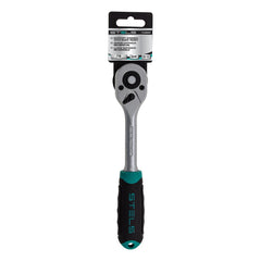Chave Catraca Reversível Soquete 72 Dentes 3/8'' CrV Stels 1402655