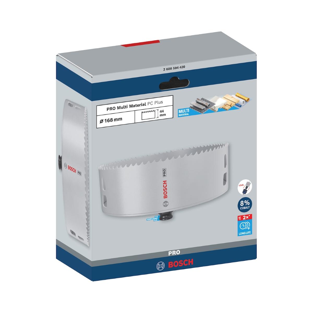 Serra Copo Bosch Pro Multi Material Power Change Plus 168mm