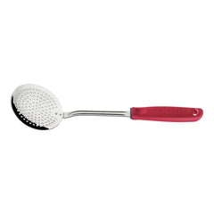 Espumadeira Tramontina Utilità Aço Inox Cabo Polipropileno Vermelho Resistente Para Cozinha
