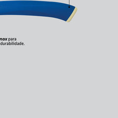Faca Para Legumes E Frutas Tramontina Felice 3 Polegadas Lâmina Aço Inox Cabo Polipropileno Azul