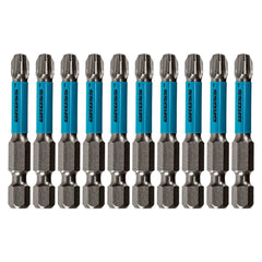 Bits Torção Ph3 50mm 10 Unidades Ferramentas Impacto Gross Aço S2