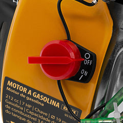 Motor Gasolina 7HP 212cc Eixo Horizontal 19mm Partida Manual Denzel RX-17K