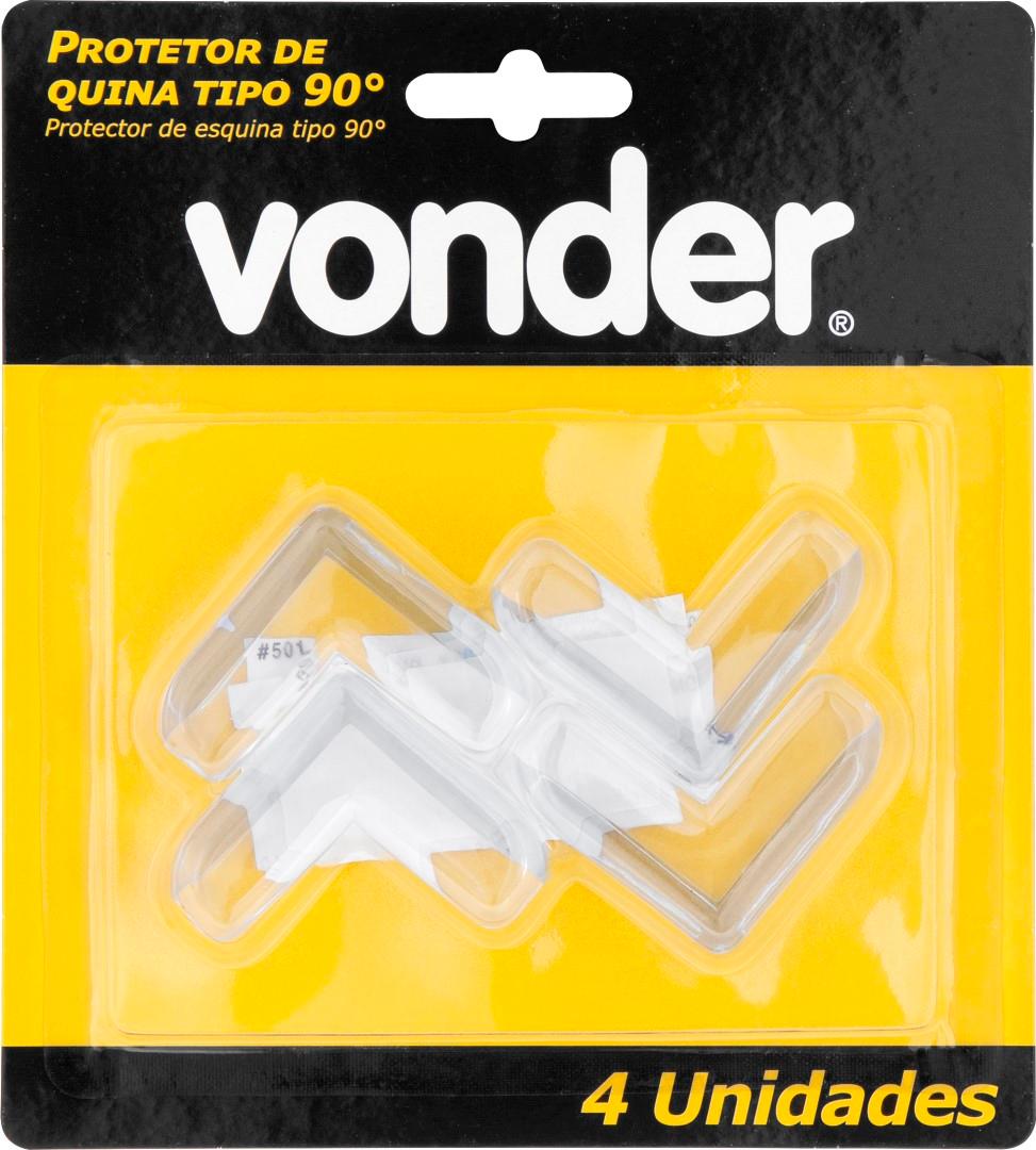 Protetor de Quina Tipo 90° com 4 peças Vonder