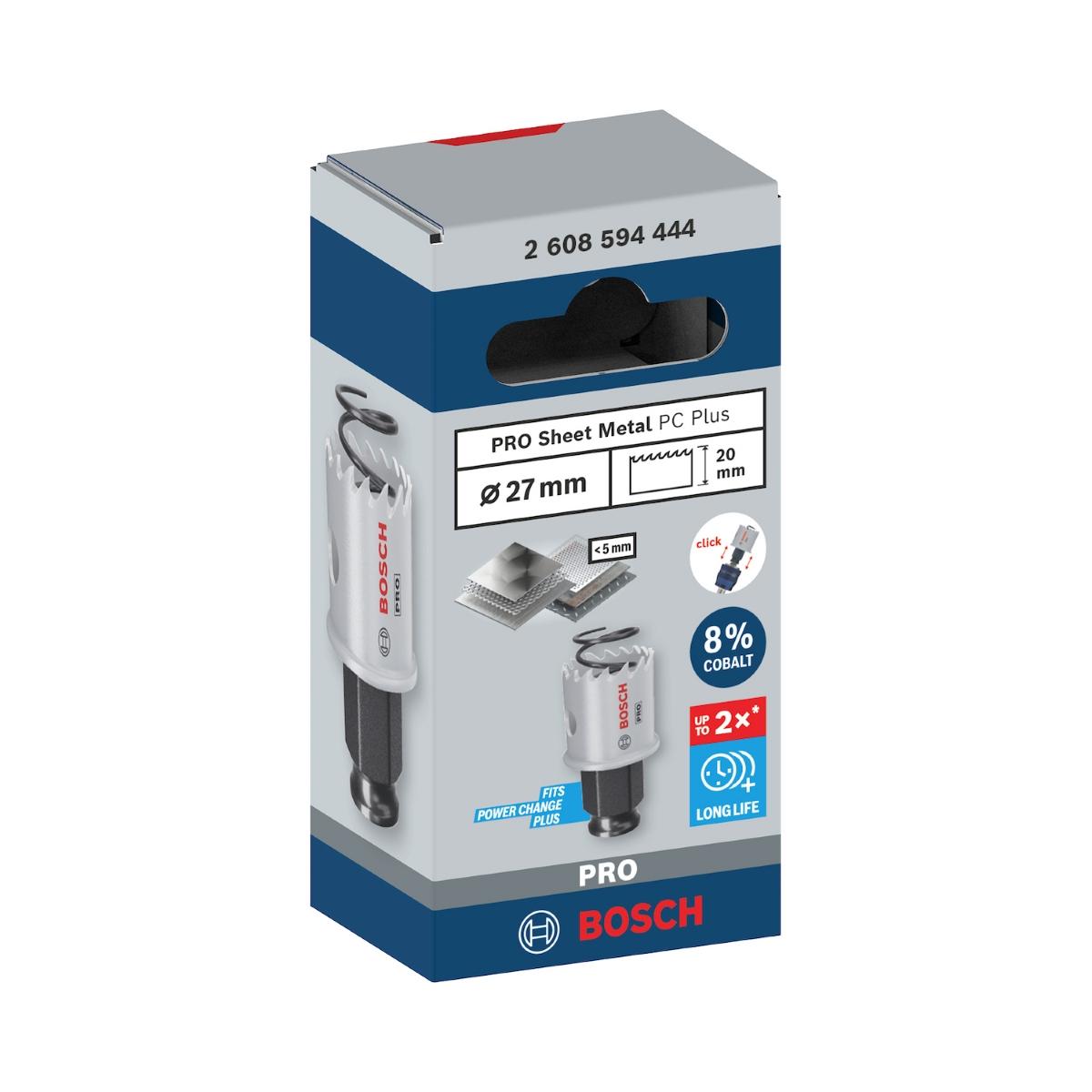 Serra Copo Bosch Pro Sheet Metal Power Change Plus 27mm