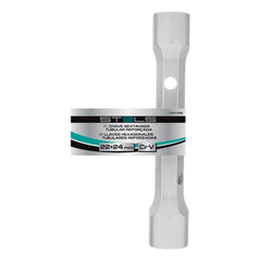 Chave Sextavada Tubular CrV 22-24mm Reforçada 1PC Cromado Stels 1377755