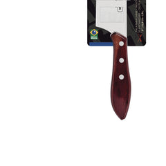 Faca Para Carne Tramontina 8 Polegadas Aço Inox Cabo Madeira Polywood Vermelho Churrasco Profissional