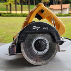 Serra Mármore WAP ESM1300 Cortes Precisos e Base de Metal, Troca Rápida de Escovas 1300W 127V