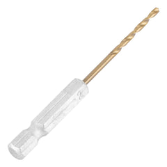 Broca Aço Rápido 2 Mm Nitreto De Titânio Haste Sextavada 6 Mm Mtx Profissional