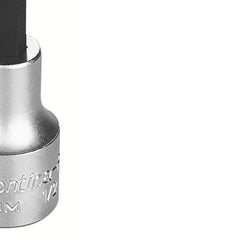 Soquete Ribe Longo 8mm 1/2 Encaixe Aço Cromo Vanádio Cromado Tramontina PRO