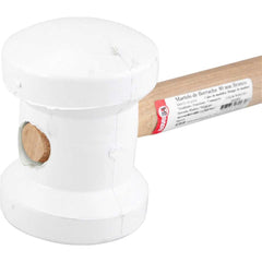 Martelo De Borracha 80mm Branco Nove54