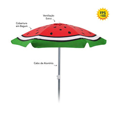 Guarda sol melancia pvc 1,60 metros - Bel Lazer