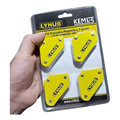 Esquadro Magnético Forte Multi-ângulos para Soldador KEML-5 Lynus