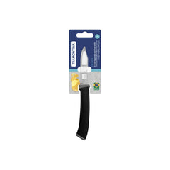 Faca Para Legumes E Frutas Tramontina Felice Aço Inox Cabo Polipropileno Preto 3 Polegadas