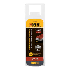 Serra Copo Para Metal 28mm Revestimento Nitreto Titânio Aço HSS Broca Centralizadora